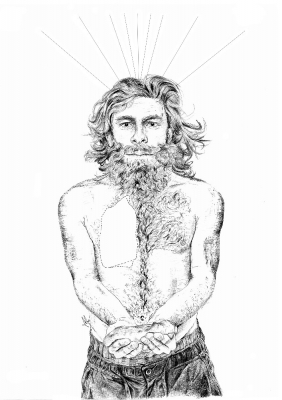 Técnica: Tinta y lápiz (2014)